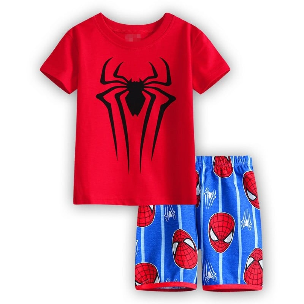 Conjunto de pijama Spiderman de algodón para niños muy a la moda de alta calidad