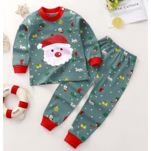 Pijamas de Papá Noel para niños y niñas con estilo