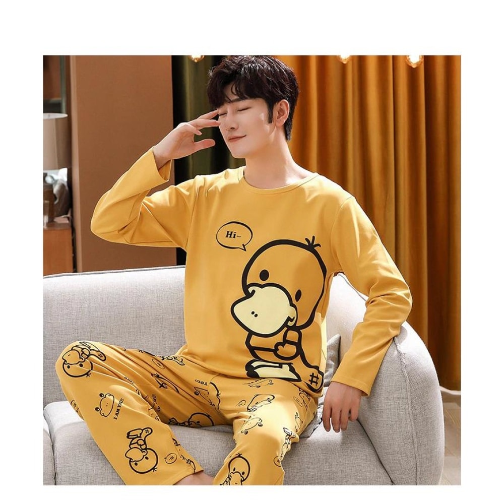 Pijama con pato amarillo para hombre • Todo Pijamas
