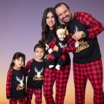 Pijamas navideños completos a la moda para toda la familia