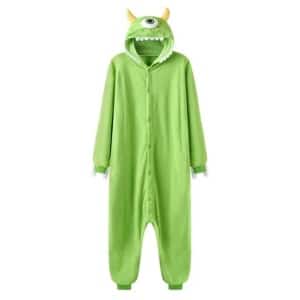 Traje de pijama Mike's Monster & Company, verde, a la moda