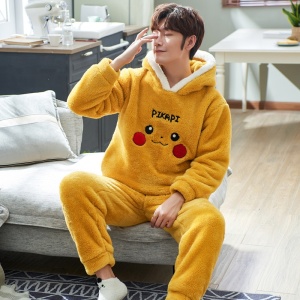 pijama pikachu amarillo para hombre