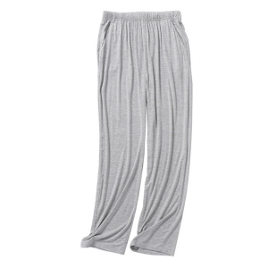Pijama fluido de verano para hombre en gris